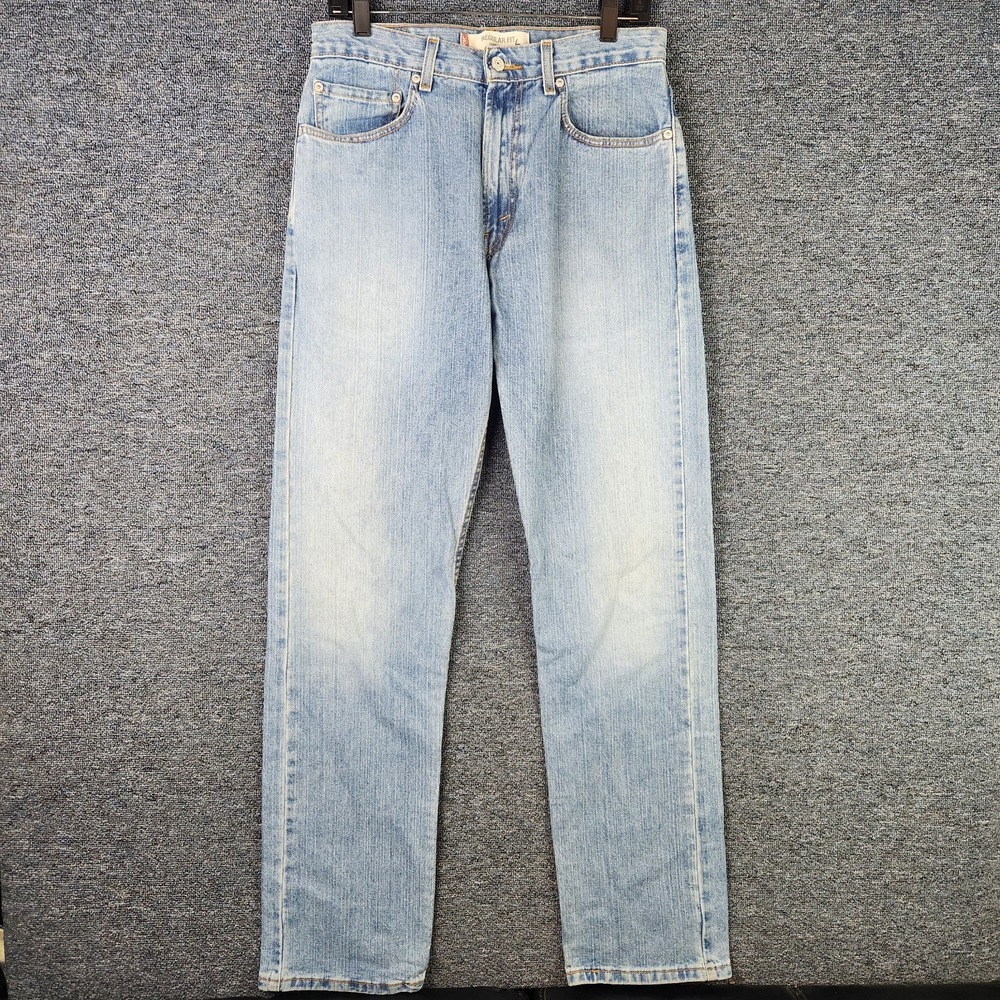 Men's Levi's 505 Regular Fit Straight Leg Light Wash Jeans  32x34